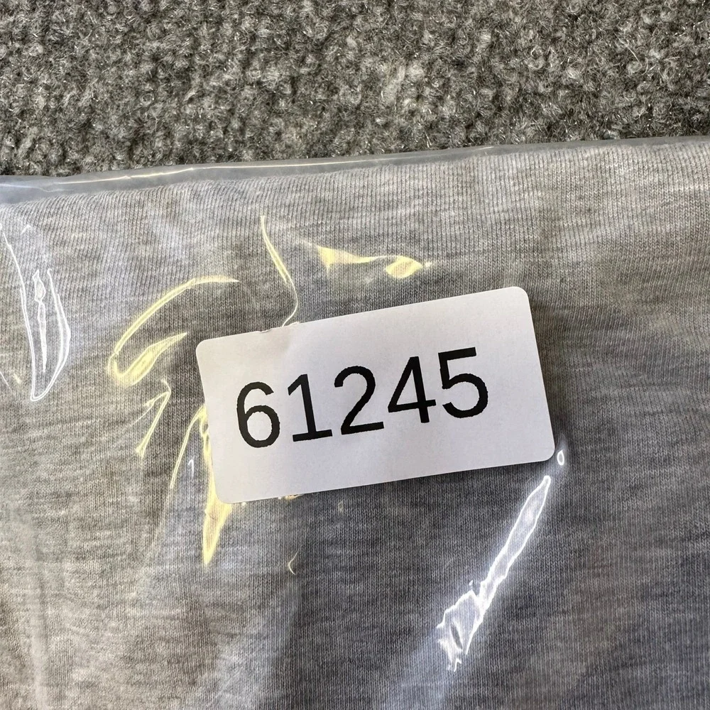 Nike T-Shirt Womens Size S Gray Dri-Fit Viscose Blend Just Do It Athletic Tee
